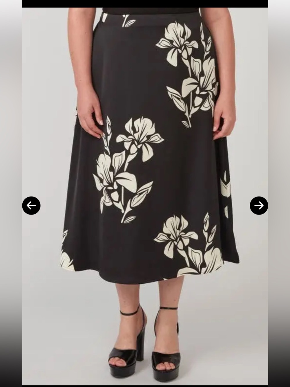 Estelle Morocco blooms midi skirt. NWT . Retail 129